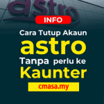 Cara tutup akaun astro